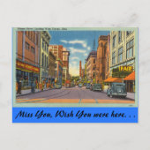 Ohio, Adams Street, Toledo Briefkaart (Voorkant)