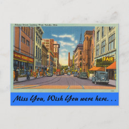 Ohio, Adams Street, Toledo Briefkaart