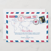 Ohio Air Mail Wedding Dank u Bedankkaart (Voorkant)
