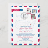 Ohio Airmail | BRUILOFT Kaart (Voorkant)