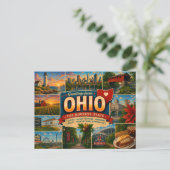 Ohio ansichtkaart briefkaart (Staand voorkant)