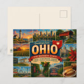 Ohio ansichtkaart briefkaart (Voorkant / Achterkant)