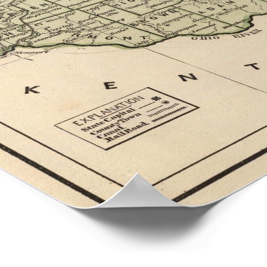 Ohio Atlas Map Poster (Hoek)