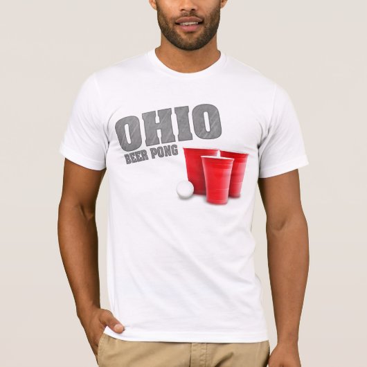 Ohio Beer Pong T-Shirt (Voorkant)