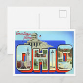 Ohio Big Letters Briefkaart (Voorkant / Achterkant)