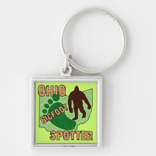 Ohio Bigfoot Spotter Sleutelhanger (Voorkant)