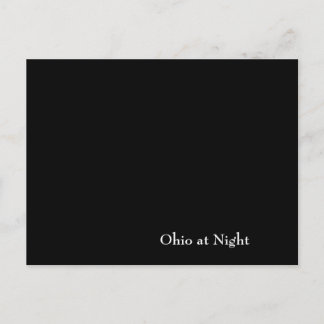 Ohio bij nacht briefkaart