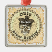 Ohio Biker  Metalen Ornament (Voorkant)