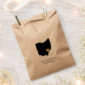 Ohio bruiloft gunst trakteren zakken, geschenkzakk bedankzakje (Geknipt)