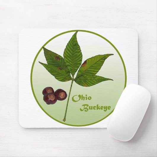 Ohio Buckeye-boom Muismat (Met muis)