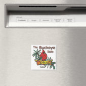 Ohio Buckeye Cardinal Magneet (Insitu (Vaatwasser))