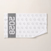 Ohio Buckeye Grijs en Wit Handdoek (Handdoek)