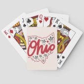 Ohio Buckeye Pattern Pokerkaarten (Achterkant)