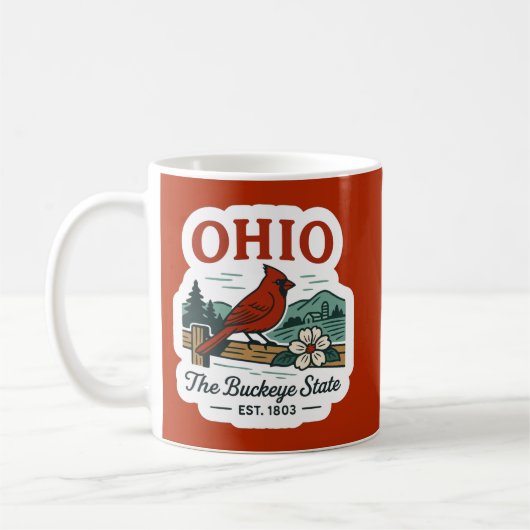 Ohio Buckeye Staat Mok (Links)