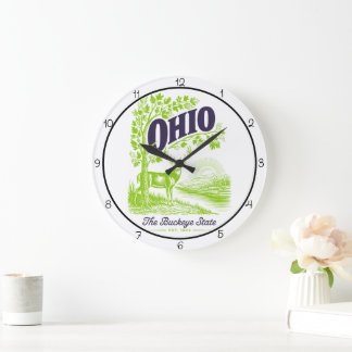 Ohio Buckeye State Herten  Grote Klok