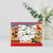  Ohio Buckeye State Occasion Postcard Briefkaart (Staand voorkant)