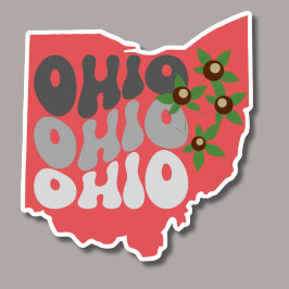 Ohio Buckeye State Waterdicht Sticker