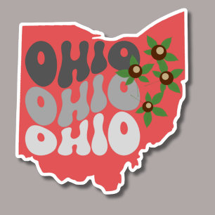 Ohio Buckeye State Waterdicht Sticker