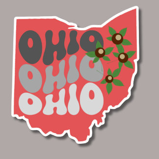 Ohio Buckeye State Waterdicht Sticker