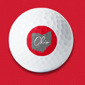 Ohio Buckeye Trots Golfballen