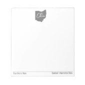 Ohio Buckeye Trots Notitieblok (Voorkant)