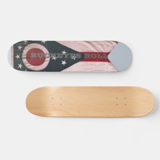 OHIO, BUCKEYES ROLL SKATEBOARD (Horizontaal)