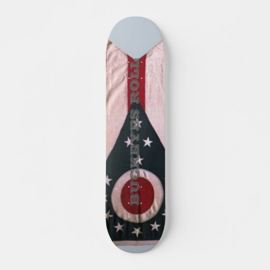 OHIO, BUCKEYES ROLL SKATEBOARD (Voorkant)