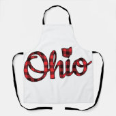 Ohio Buffalo met kerstmis Ohio Pride Buckeye St Schort (Voorkant)