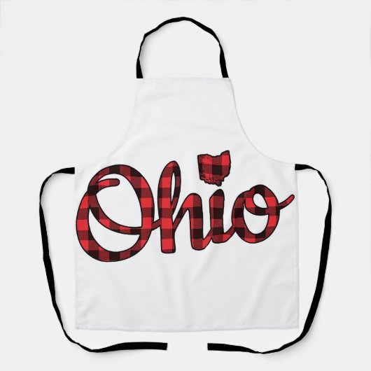 Ohio Buffalo met kerstmis Ohio Pride Buckeye St Schort (Voorkant)