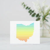 ohio chill fade briefkaart (Staand voorkant)