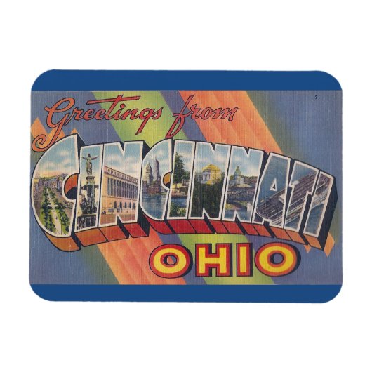 Ohio, Cincinnati magneet (Horizontaal)