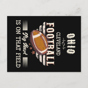 Ohio Cleveland Amerikaans Football Briefkaart