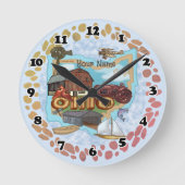 Ohio Clock Ronde Klok (Voorkant)