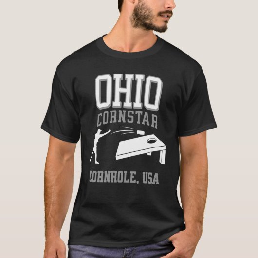 Ohio Cornstar Lucky Cornhole Tournament T-shirt (Voorkant)