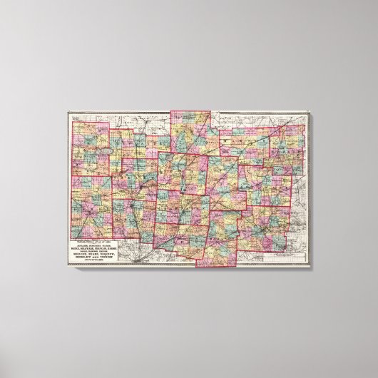 Ohio County 2 Canvas Afdruk (Voorkant)