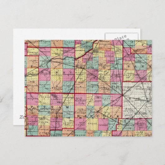 Ohio County Briefkaart (Voorkant / Achterkant)