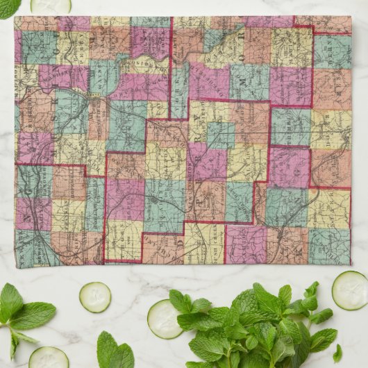 Ohio County Theedoek (Gevouwen)