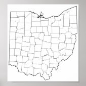 Ohio County's Blank overzicht (Voorkant)