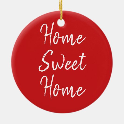 Ohio Custom Town Zip-kerstversiering Keramisch Ornament (Achterkant)