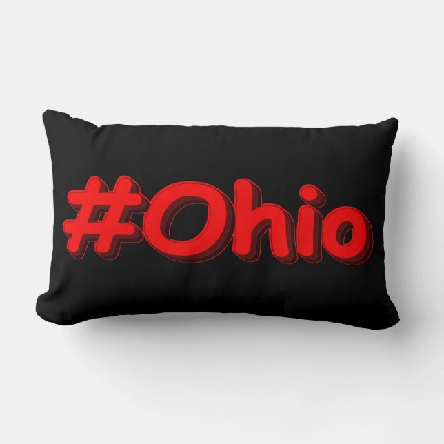 "#Ohio " Cute Design. Bestel nu Kussen (Voorkant)