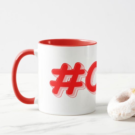 "#Ohio " Cute Design. Bestel nu Mok (Met donut)