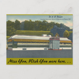 Ohio, D&B Diner, Akron-Ephrata Briefkaart