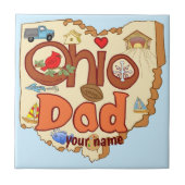 Ohio Dad custom Tegeltje (Voorkant)