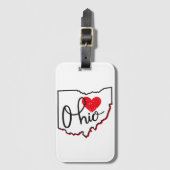 Ohio Day Bagagelabel (Voorkant (verticaal))