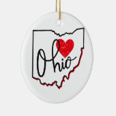 Ohio Day Keramisch Ornament (Rechts)
