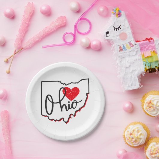 Ohio Day Papieren Bordje (Feest)