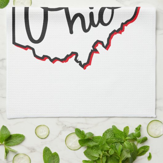 Ohio Day Theedoek (Gevouwen)