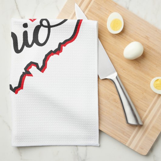 Ohio Day Theedoek (Quarter Fold)