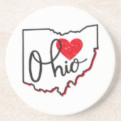 Ohio Day Zandsteen Onderzetter (Voorkant)