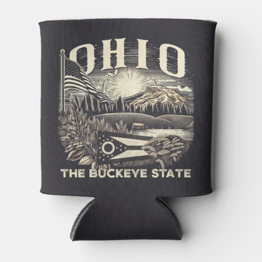 Ohio de Buckeye staat Blikjeskoeler (Voorkant)